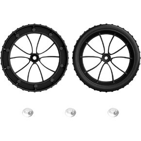 LBB-Parts Cooler Replacement Wheels - 6 Inch Cooler Wheel,Fits Most Igloo Coolers - Yukon 90 QT,Glide 110 QT,Ice Cube 58 QT/60 QT,Maxcold Latitude 62 QT etc,6'' Cooler Replacement Wheels kit