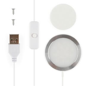 3D Printer LED Lamp Kit 001, Compatible with Bambu lab A1/A1mini/P1S/P1P/X1C Makerworld Maker's Supply Hardware kit 5V USB Powered, 3000K Warm Light