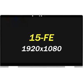 Screen Replacement 15.6" for HP Envy x360 2-in-1 15-fe 15-fe0000 15-fe0xxx 15-fe0023dx 15-fe0013dx 15-fe0053dx 15-fe0097nr 1920x1080 LED LCD Touch Screen Display (Non-OLED Type Silver Bezel)