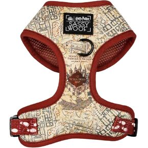 طوق الكلب Harry Potter™ Marauder's Map - صغير، قابل للتعديل، متين، مريح وأنيق، إكسسوارات للحيوانات الأليفة للكلاب الصغيرة
