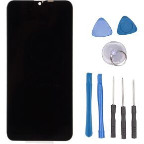 for Oppo A7 Screen Replacement, LCD Screen Repair Kit 3D Display Digitizer Assembly with Frame Repair Tools for Oppo A7 A7n A5S Ax5s Realme3i