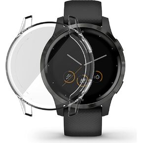Protective Case for Garmin Vivoactive 4S 40 mm Watch Case Shockproof TPU Transparent