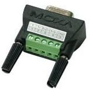 Moxa Mini DB9F-to-TB - Mini Female DB9 إلى الكتلة الطرفية