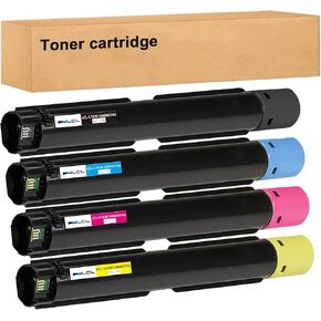106R03741 106R03744 106R03743 106R03742 Remanufactured C7030 Toner Cartridge Compatible with Xerox Versalink C7020 C7025 C7030 Printer (Black Cyan Magenta Yellow 4-Pack)