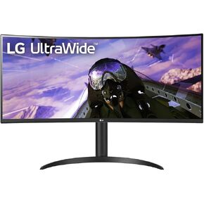LG 34BP65C-B 34" 21:9 QHD UltraWide™ Curved Monitor with 1ms MBR, HDR10, 160Hz Refresh Rate & AMD FreeSync™ Premium, Black in Kuwait
