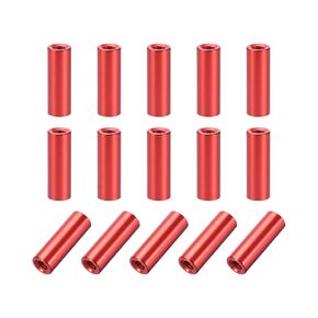 uxcell 15 Pcs M3x15mm Round Aluminum Standoff Column Spacer Female Black for Drone FPV Quadcopter Racing RC Multirotors Parts DIY