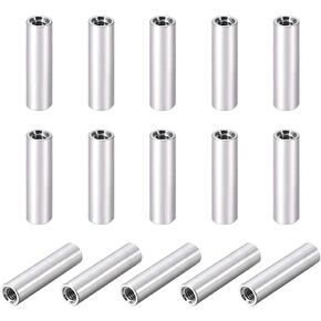 uxcell 15 Pcs M3x15mm Round Aluminum Standoff Column Spacer Female Black for Drone FPV Quadcopter Racing RC Multirotors Parts DIY in Kuwait
