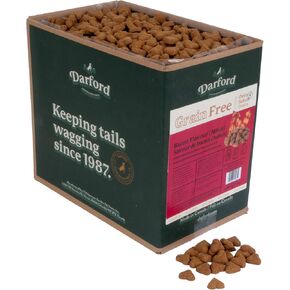 Grain Free Tasty Bacon Flavor Minis Heart Dog Treats, 15 lb