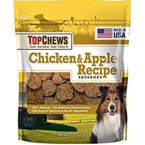 Top Chews Chicken & Apple Sausage Dog Treats 40 oz (2.5 lbs)