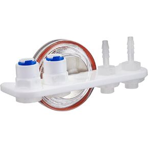 Pro Magnetic Mount Dosing Tube Holder for Saltwater and Freshwater Aquariums, Acrylic Construction with Quick Connect Fittings for Dosing and Auto Top Off Tubing Management