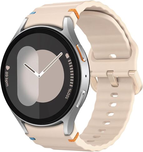 سوار MoKo الرياضي متوافق مع ساعة Samsung Galaxy Watch 7 FE 6 5 4 حزام 40 مم 44 مم/ساعة 6 4 حزام كلاسيكي 43 مم 47 مم 42 مم 46 مم/ساعة 5 برو باند 45 مم، بدون فجوة أساور سيليكون ناعمة للنساء والرجال، أسود in Saudi Arabia