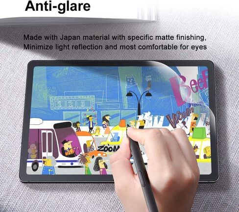 [2 Pack] Paperfeel Screen Protector Compatible for Samsung Galaxy Tab S10 Ultra 14.6 Inch, [Feel Like Paper Film Writing] Tablet PET Film for S-Pen in Kuwait
