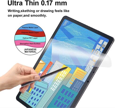 [2 Pack] Paperfeel Screen Protector Compatible for Samsung Galaxy Tab S10 Ultra 14.6 Inch, [Feel Like Paper Film Writing] Tablet PET Film for S-Pen in Kuwait