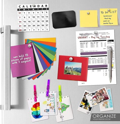 DIYMAG Refrigerator Magnets 100Pcs, 5 Different Size Small Magnets, Tiny Round Disc Fridge Magnets for Office, Hobbies, Crafts, Whiteboard Magnets, Dry Erase Board Magnets and Push Pins Magnets in Kuwait