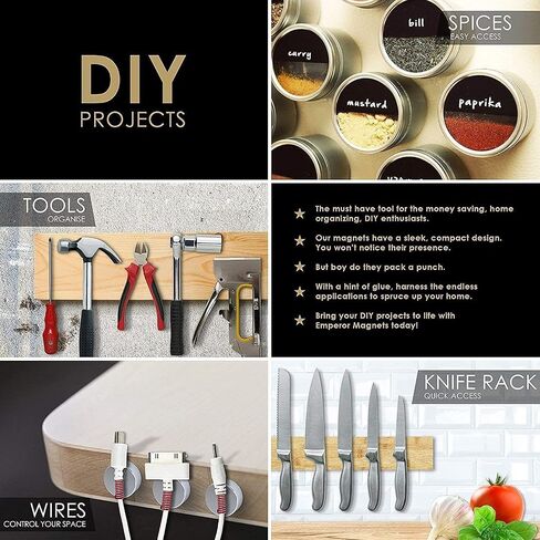 DIYMAG Refrigerator Magnets 100Pcs, 5 Different Size Small Magnets, Tiny Round Disc Fridge Magnets for Office, Hobbies, Crafts, Whiteboard Magnets, Dry Erase Board Magnets and Push Pins Magnets in Kuwait