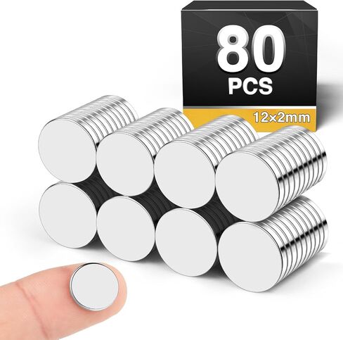 DIYMAG Refrigerator Magnets 100Pcs, 5 Different Size Small Magnets, Tiny Round Disc Fridge Magnets for Office, Hobbies, Crafts, Whiteboard Magnets, Dry Erase Board Magnets and Push Pins Magnets in Kuwait