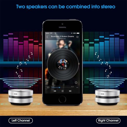 Wireless Mini Bone Conduction Speaker, BT Bone Conduction Speaker, Portable Stereo Bass Sound Box Speaker, Mini Size Music Player, Built-in Mic Sound Box, with Magnetic Adsorption Function in Saudi Arabia