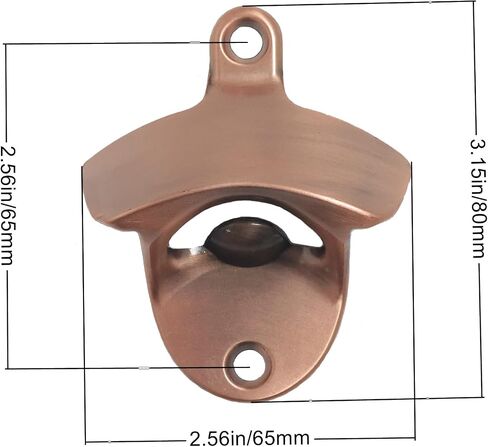 Black Wall Mount Beer Soda Bottle Cap Opener Post Mounted Blank Stainless for DIY Cooler Table (2PCS) in Saudi Arabia