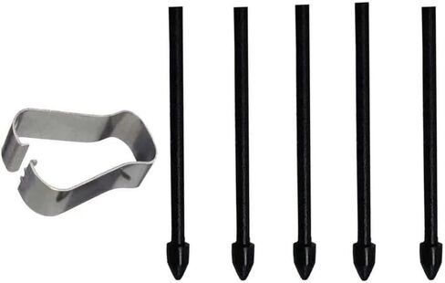 5 قطع من رؤوس الأقلام البديلة لاستبدال طرفين رائعين، رؤوس متوافقة مع قلم التحديد/قلم التحديد بالإضافة إلى سن القلم، قلم رائع/قلم رائع للغاية، قلم تحديد 1/2 مع أداة in Kuwait