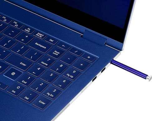 بديل قلم Book Flex S لجهاز Samsung Galaxy Book Flex 13.3 بوصة/15.6 بوصة NP930QCG-K01US/NP950QCG-K03US قلم لمس للكمبيوتر المحمول (مع بلوتوث) + أطراف (أزرق) in Kuwait