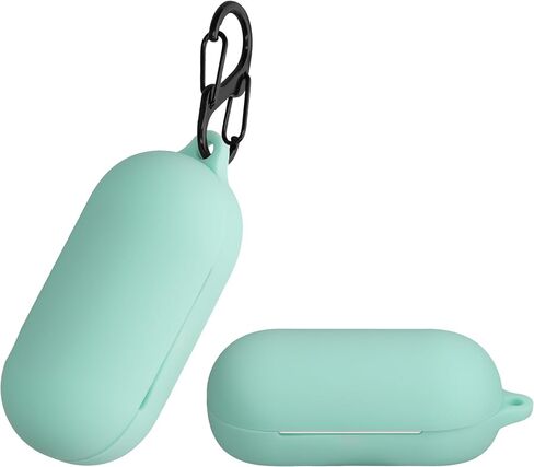 kwmobile Case Compatible with Sony WF-C700N Case - Silicone Cover Holder for Earbuds - Mint in Saudi Arabia