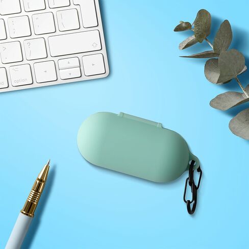 kwmobile Case Compatible with Sony WF-C700N Case - Silicone Cover Holder for Earbuds - Mint in Saudi Arabia