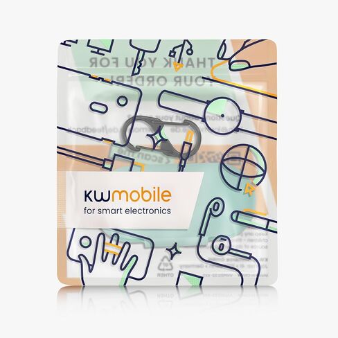 kwmobile Case Compatible with Sony WF-C700N Case - Silicone Cover Holder for Earbuds - Mint in Saudi Arabia