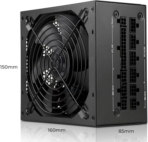 مصدر طاقة 850 واط وحدات كاملة 80 Plus Gold PSU 100-240 فولت نشط PFC Gaming PSU إمدادات طاقة الكمبيوتر لخادم الكمبيوتر المكتبي in Kuwait