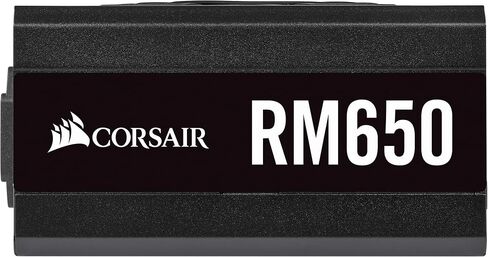 Corsair RM650، سلسلة RM، معتمد من الذهب 80 Plus، مزود طاقة ATX معياري بالكامل بقدرة 650 واط - أسود in Kuwait