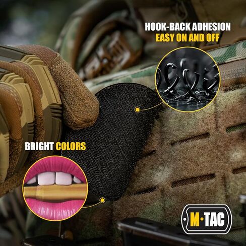 M-Tac Morale Patch شفاه وردية مع رصاصة - رقعة عسكرية تكتيكية من البولي فينيل كلوريد مع دعامة تثبيت بخطاف - رقع للسترة وحقائب الظهر والقبعات (وردي) in Kuwait