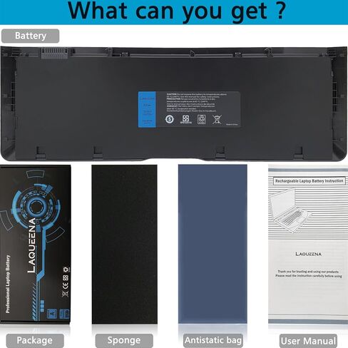 بطارية كمبيوتر محمول 9KGF8 متوافقة مع Dell Latitude 6430u Latitude 6430U ULTRABOOK Series 6FNTV 7HRJW 7HTJW 7XHVM TRM4D XX1D1 XX1DA 312-1424 312-1425 11.1V 60Wh 6 خلايا in Kuwait