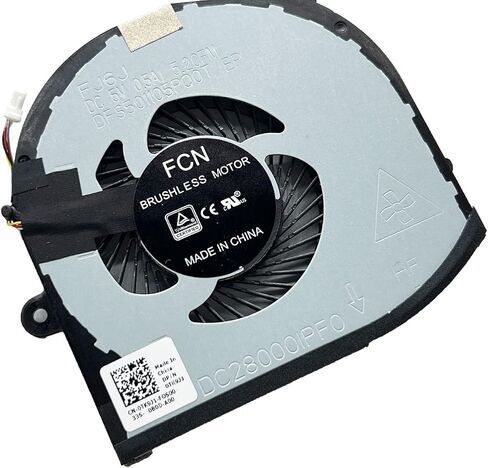 Peidesi مروحة تبريد للكمبيوتر المحمول وحدة المعالجة المركزية ووحدة معالجة الرسومات متوافقة مع Dell Precision 5530 M5530 XPS 15 9570 0MV340 XPS15 7590 008YY9 0TK9J1 in Saudi Arabia