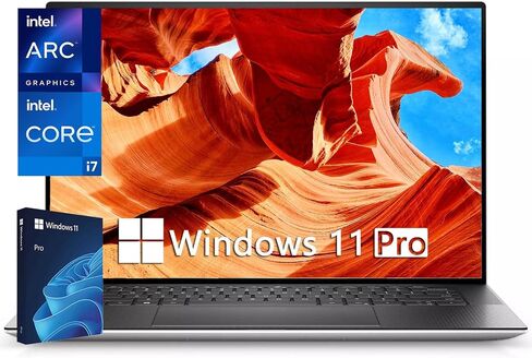 Dell Newest XPS 13 9340 Business Laptop, 13.4'' FHD+ Display, Intel Core Ultra 7 155H, Intel Arc Graphics, 32GB RAM DDR5, 512GB PCIe SSD, Fingerprint Reader Backlit KB, Wifi7, Copilot, Windows 11 Pro in Saudi Arabia