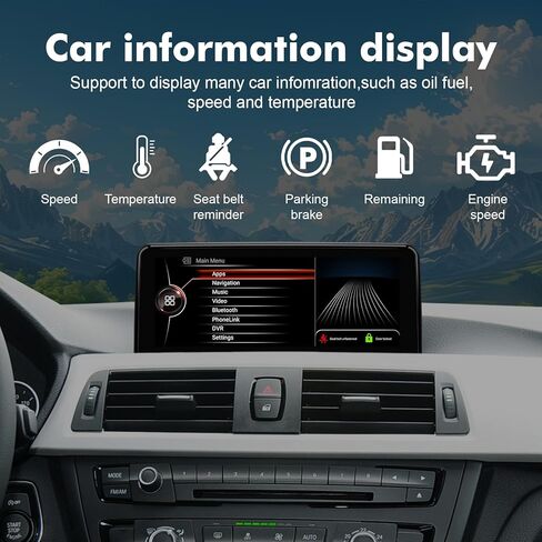 10.25 بوصة Linux Touchscreen Wireless CarPlay & Android Auto Multimedia مستقبل راديو السيارة لنظام BMW 3/4 Series NBT، F30/F31/F32/F33/F34/F35/F36 (2013-2016) ترقية نظام راديو الاستريو الأصلي in Kuwait