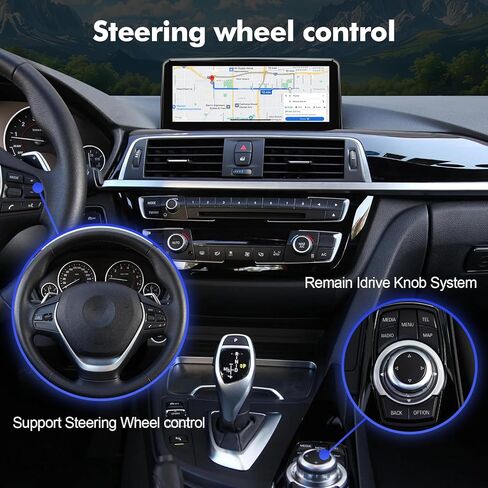 10.25 بوصة Linux Touchscreen Wireless CarPlay & Android Auto Multimedia مستقبل راديو السيارة لنظام BMW 3/4 Series NBT، F30/F31/F32/F33/F34/F35/F36 (2013-2016) ترقية نظام راديو الاستريو الأصلي in Kuwait