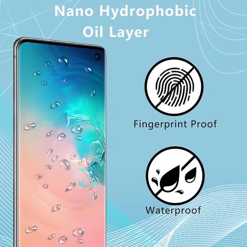 [عبوتان + 2] واقي شاشة Galaxy S10 مع واقي عدسة الكاميرا [زجاج مقسى 9H] [دعم بصمات الأصابع بالموجات فوق الصوتية] [مضاد للفقاعات] [منحني ثلاثي الأبعاد عالي الدقة] لهاتف Samsung Galaxy S10 in Saudi Arabia