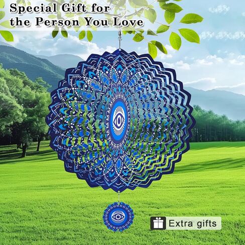 Hummingbird Hanging Wind Spinners Outdoor Clearance,Hummingbird Gifts 12 Inch Metal Wind Spinner for Yard and Garden,3D Stainless Steel Kinetic Wind Spinner for Outdoor Indoor Decorations in Saudi Arabia