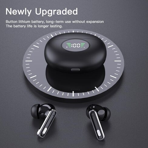Wireless Earbuds,Bluetooth 5.4 Headphones with Big Bass Stereo Sound,48 Hours Playtime, Lightweight in-Ear Earphones,Waterproof IPX7, Hands-Free Calls Noise Canceling for IPhone/Android/Sports/Workout in Saudi Arabia