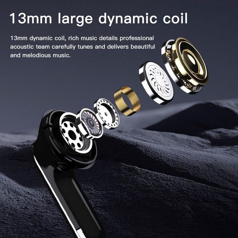 Wireless Earbuds,Bluetooth 5.4 Headphones with Big Bass Stereo Sound,48 Hours Playtime, Lightweight in-Ear Earphones,Waterproof IPX7, Hands-Free Calls Noise Canceling for IPhone/Android/Sports/Workout in Saudi Arabia