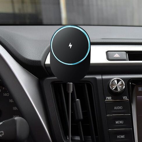 لشاحن MagSafe 4runner Mount، يناسب حصريًا 2024-2010 Toyota 4runner، متوافق مع iPhone 15/14/13/12/Mini Series، تبديد حرارة ذكي وشحن سريع 15 وات in Saudi Arabia