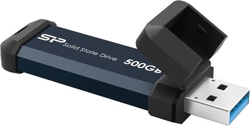 Silicon Power 1TB MS60 USB 3.2 Gen 2 Portable External SSD Blue in Saudi Arabia
