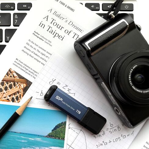 سيليكون باور 1 تيرابايت MS60 USB 3.2 Gen 2 SSD خارجي محمول أزرق in Kuwait