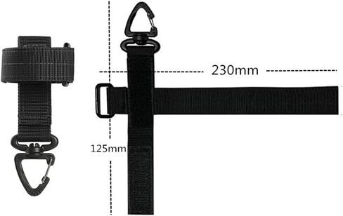 4 Pack Nylon Gloves Holder Tactical Gear Glove Strap Adjustable Work Glove Holder Firefighting Tactical Gloves Strap Climbing Rope Storage Holder Hunter Connect Strap with Keychain in Saudi Arabia