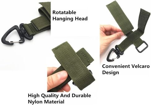 4 Pack Nylon Gloves Holder Tactical Gear Glove Strap Adjustable Work Glove Holder Firefighting Tactical Gloves Strap Climbing Rope Storage Holder Hunter Connect Strap with Keychain in Saudi Arabia