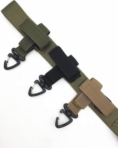 4 Pack Nylon Gloves Holder Tactical Gear Glove Strap Adjustable Work Glove Holder Firefighting Tactical Gloves Strap Climbing Rope Storage Holder Hunter Connect Strap with Keychain in Saudi Arabia