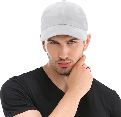 Mesh Camo Baseball Cap Snap Back Trucker Hat Breathable Adjustable Sports Caps in Saudi Arabia