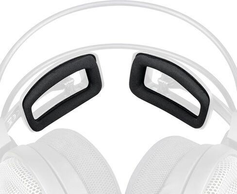 طقم وسادة رأس بديلة من SOULWIT لسماعات الرأس Audio-Technica ATH AD500X/AD700X/AD900X/AD1000X/AD2000X (لا تناسب A500X/A700X/A900X/A1000X/A2000X)، سهلة التركيب بنفسك - أسود in Saudi Arabia