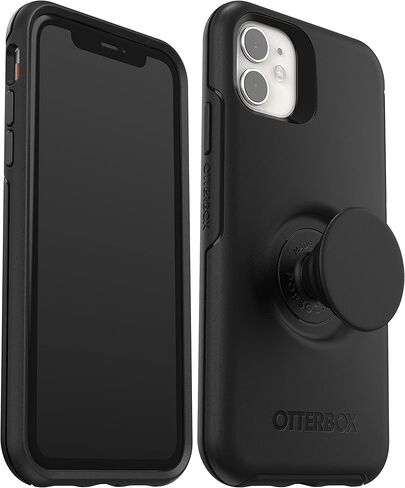 حافظة OtterBox + Pop Symmetry Series رفيعة لهاتف iPhone 11 وiPhone XR (فقط) عبوة البيع بالتجزئة - Mint to Be in Saudi Arabia