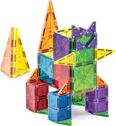 MAGNA-TILES® Combo 46-Piece Magnetic Construction Set, The Original Magnetic Building Brand in Kuwait
