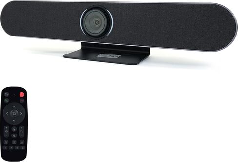 كاميرا غرفة الاجتماعات Retekess TC201، كاميرا مؤتمرات فيديو 4K PTZ، مصفوفة 4 ميكروفون، تقنية معالجة 3A - تقليل ضوضاء الخلفية، إطار تلقائي 120 درجة Ai، USB 2.0/3.0، Hdmi، لاسلكي in Kuwait